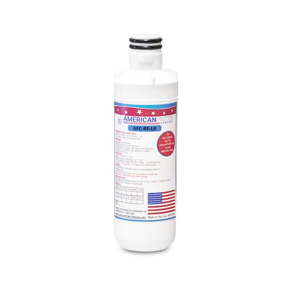 American Filter Co AFC-RF-L8 Refrigerator Water and Ice Filter compatible with ADQ74793502 ADQ74793502-AFC-RF-L8-1-93769 - main